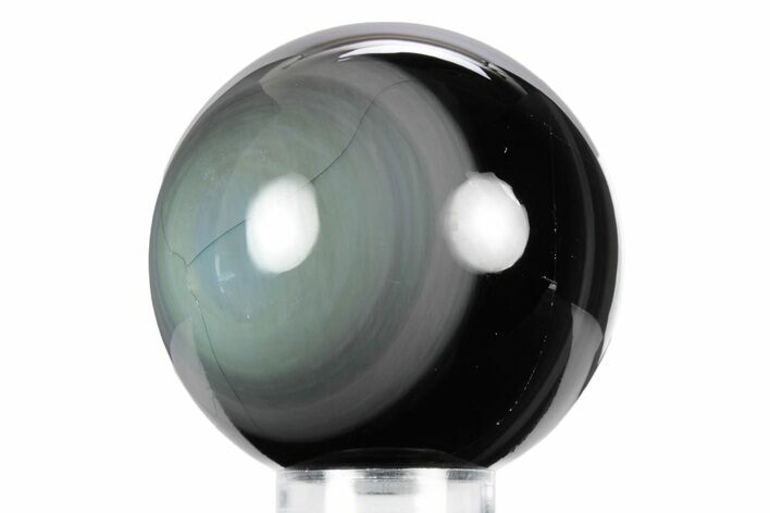 Polished Rainbow Obsidian Sphere - California #360410